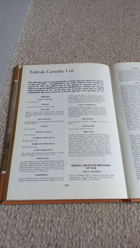 " INSIDE STORY " SOUTH AFRICANS IN WWII  MUCH INFO. SIGNED BY IKE ROSMARIN